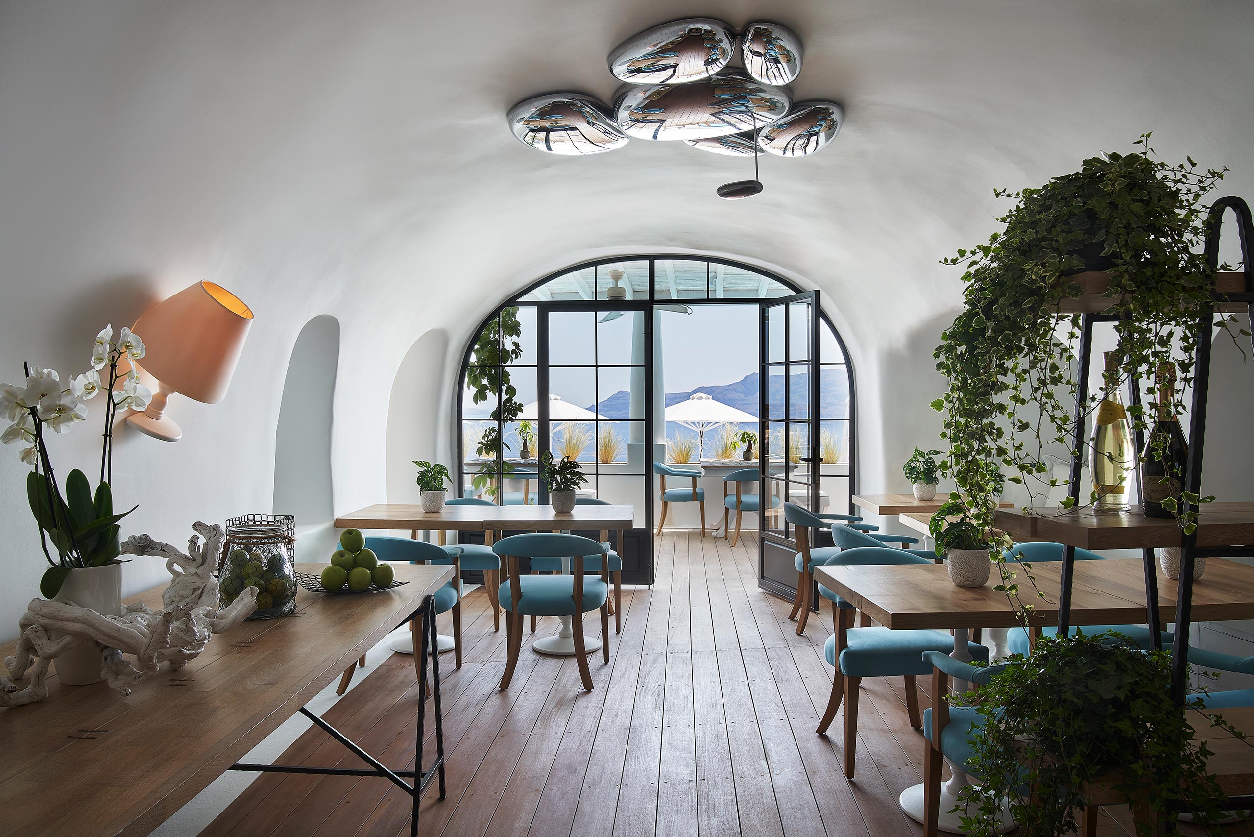 Anthos Restaurant Santorini Oia 0216