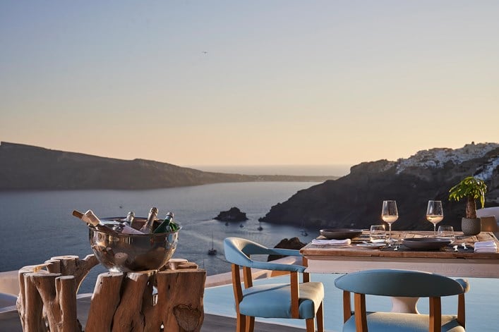 Anthos Restaurant Santorini Oia 0808