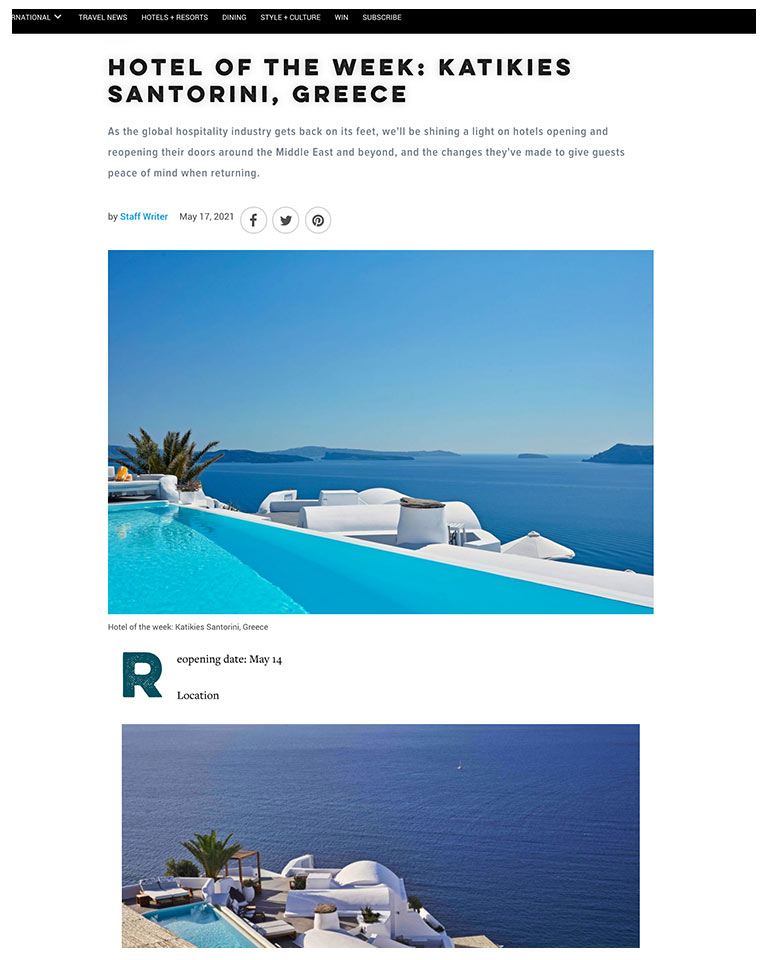 2021 Cntraveler Hotel Of The Week