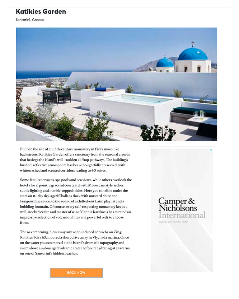 2020 Boat Best Luxury Resorts In The Med