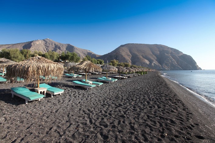 Is Perissa Beach Santorini 487690829