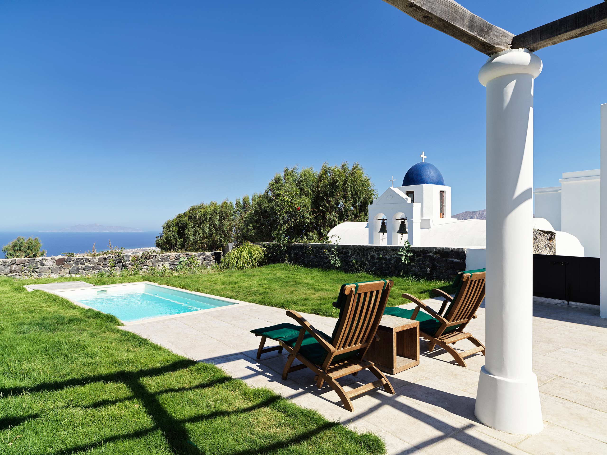 Katikies Garden Pool Suite Sea View (5)